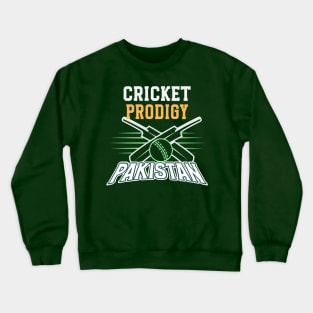 Mens Cricket Prodigy Pakistan Crewneck Sweatshirt